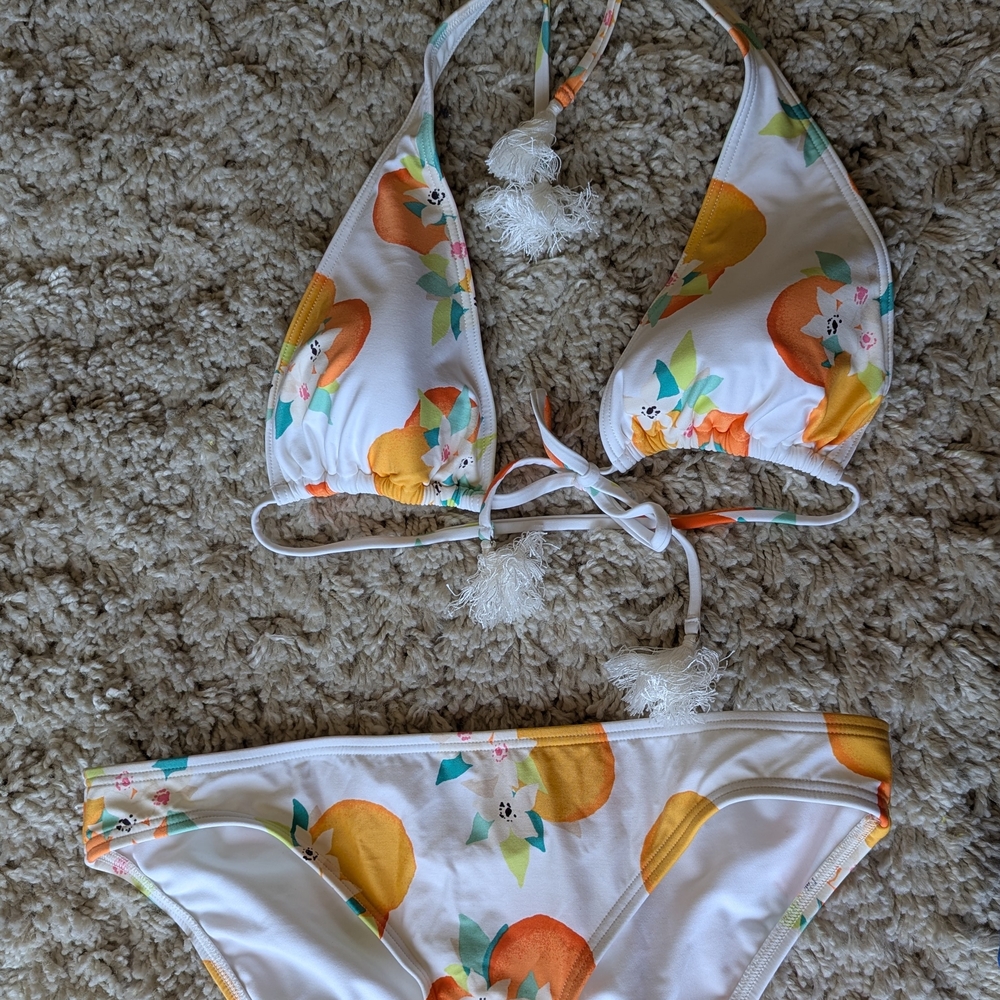 NWOT Kate Spade Orange Blossom Two Piece - Size M